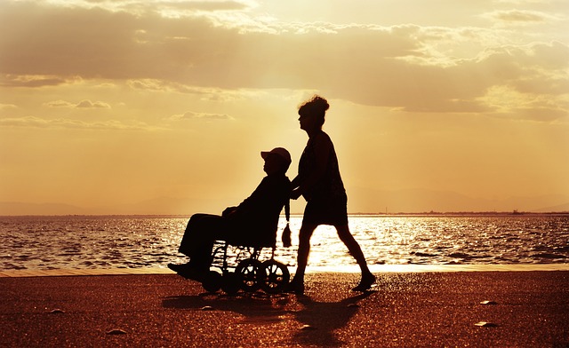 Disabled person Road trip